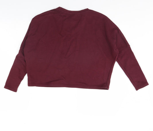 Womens UK Size 10 New Look Red Pullover Jumper