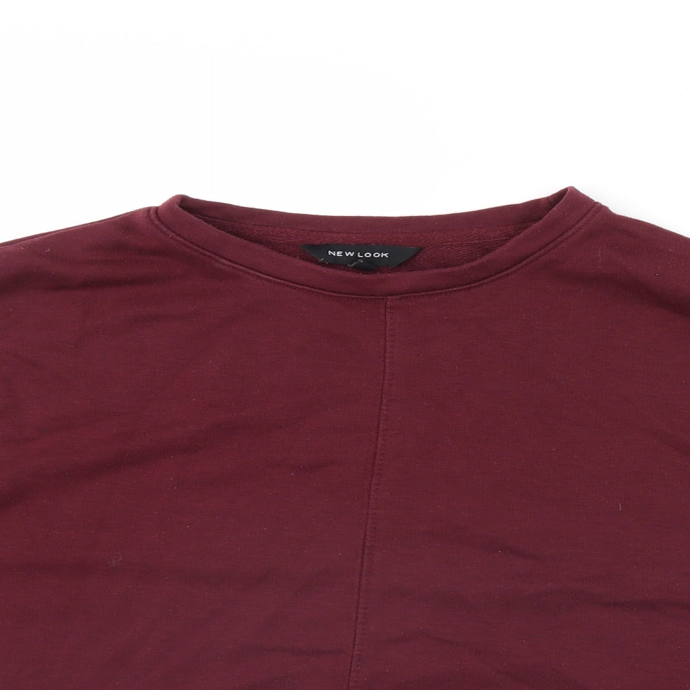 Womens UK Size 10 New Look Red Pullover Jumper