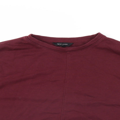 Womens UK Size 10 New Look Red Pullover Jumper