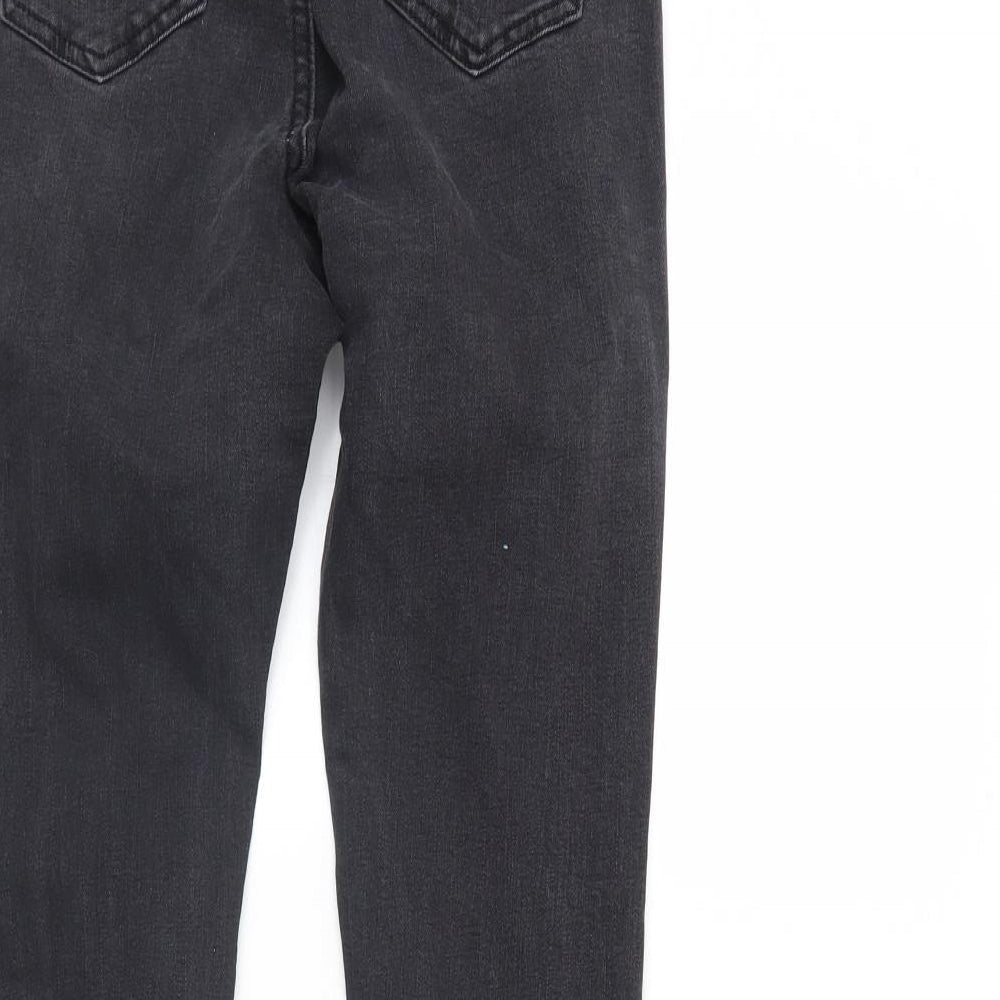 Missguided Womens Black  Denim Skinny Jeans Size 10 L31 in