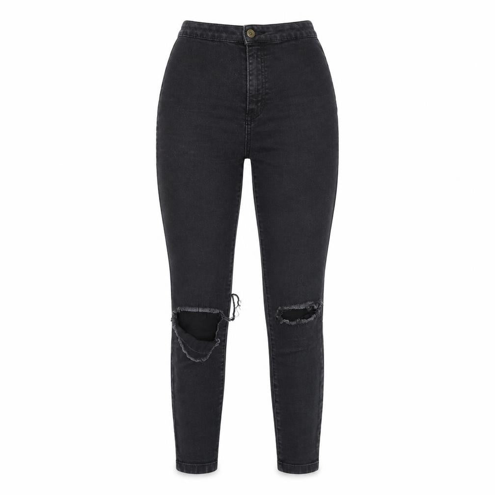 Collusion Womens Black  Denim Skinny Jeans Size 26 in L28 in