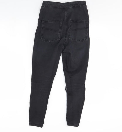 COLLUSION Womens Black  Denim Skinny Jeans Size 26 in L28 in