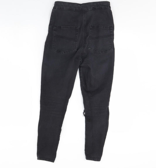 COLLUSION Womens Black  Denim Skinny Jeans Size 26 in L28 in