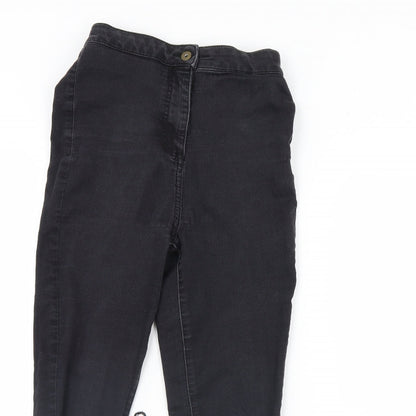 COLLUSION Womens Black  Denim Skinny Jeans Size 26 in L28 in