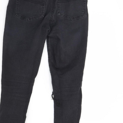 COLLUSION Womens Black  Denim Skinny Jeans Size 26 in L28 in