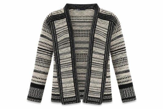 Womens UK Size L Isle Beige Cardigan Jumper