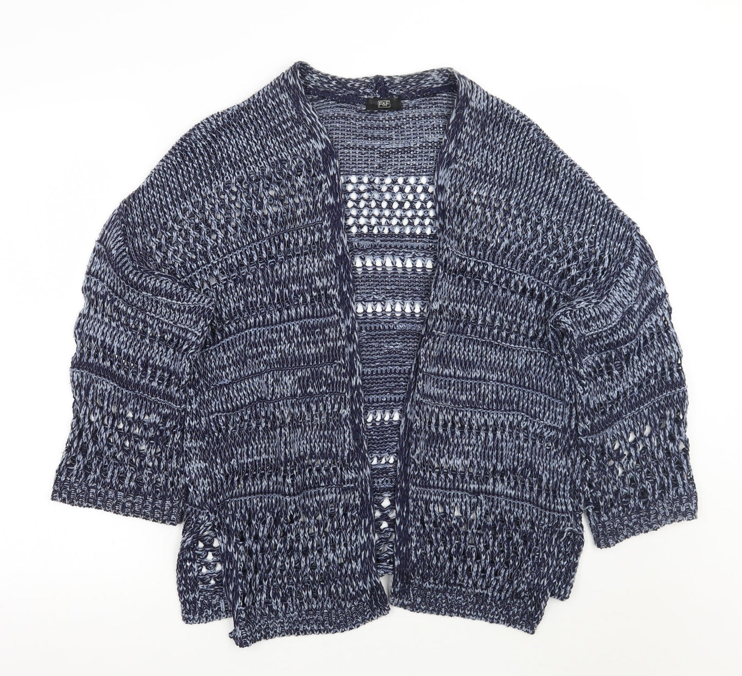 F&F Womens Blue   Cardigan Jumper Size 12