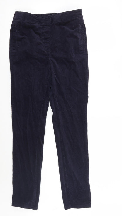 Womens UK Size 10 Marks and Spencer Regular Fit  Blue Trousers