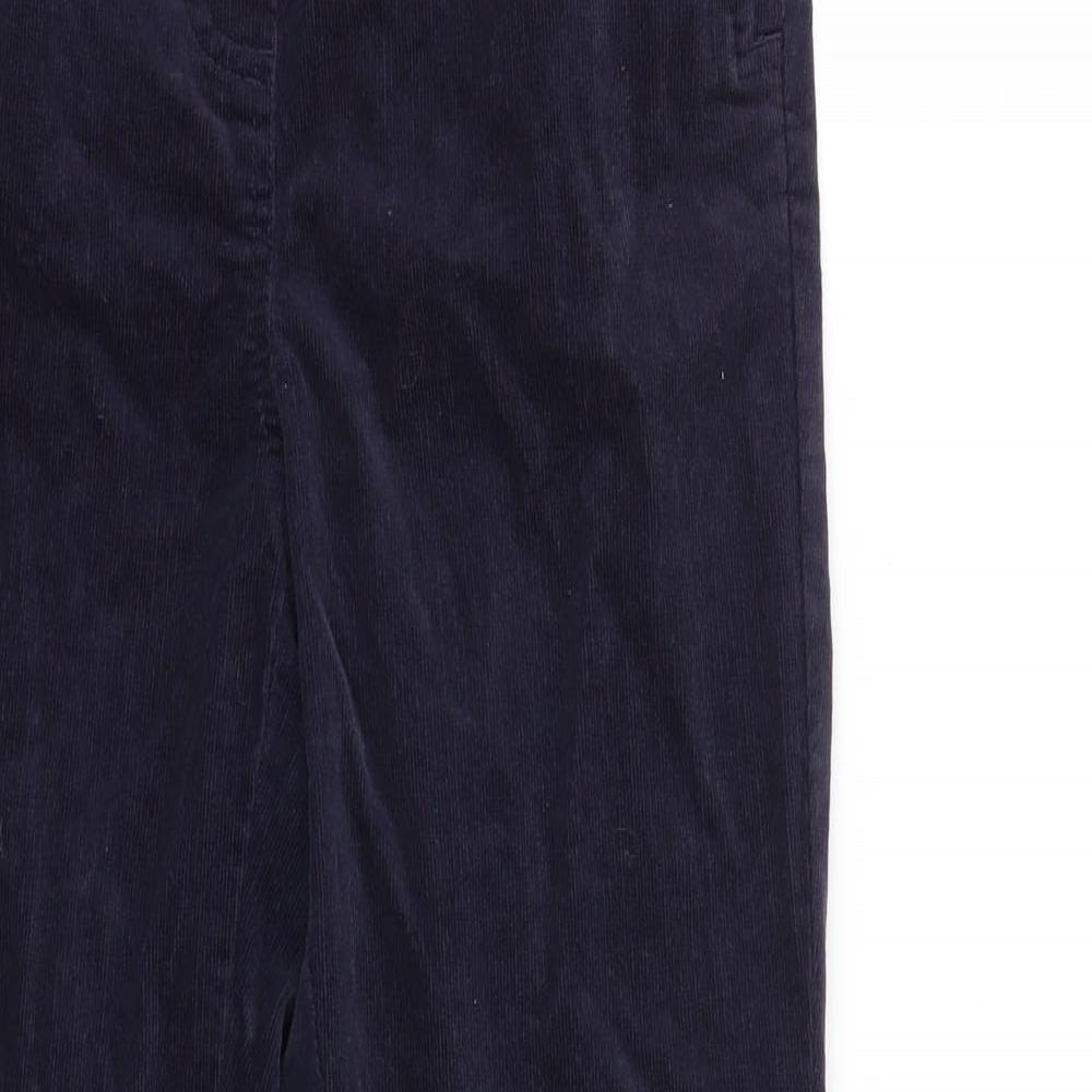 Womens UK Size 10 Marks and Spencer Regular Fit  Blue Trousers