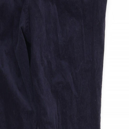 Womens UK Size 10 Marks and Spencer Regular Fit  Blue Trousers
