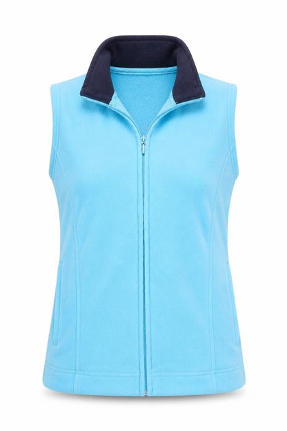 Womens UK Size M Isle Blue Gilet