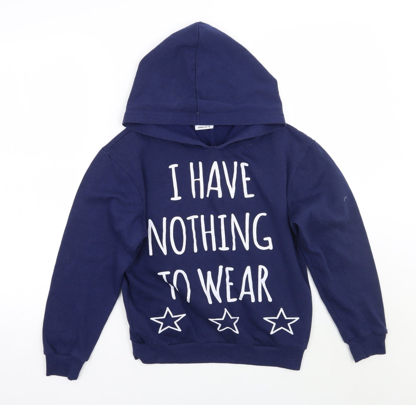 Love to sleep  Womens Blue   Pullover Hoodie Size 8