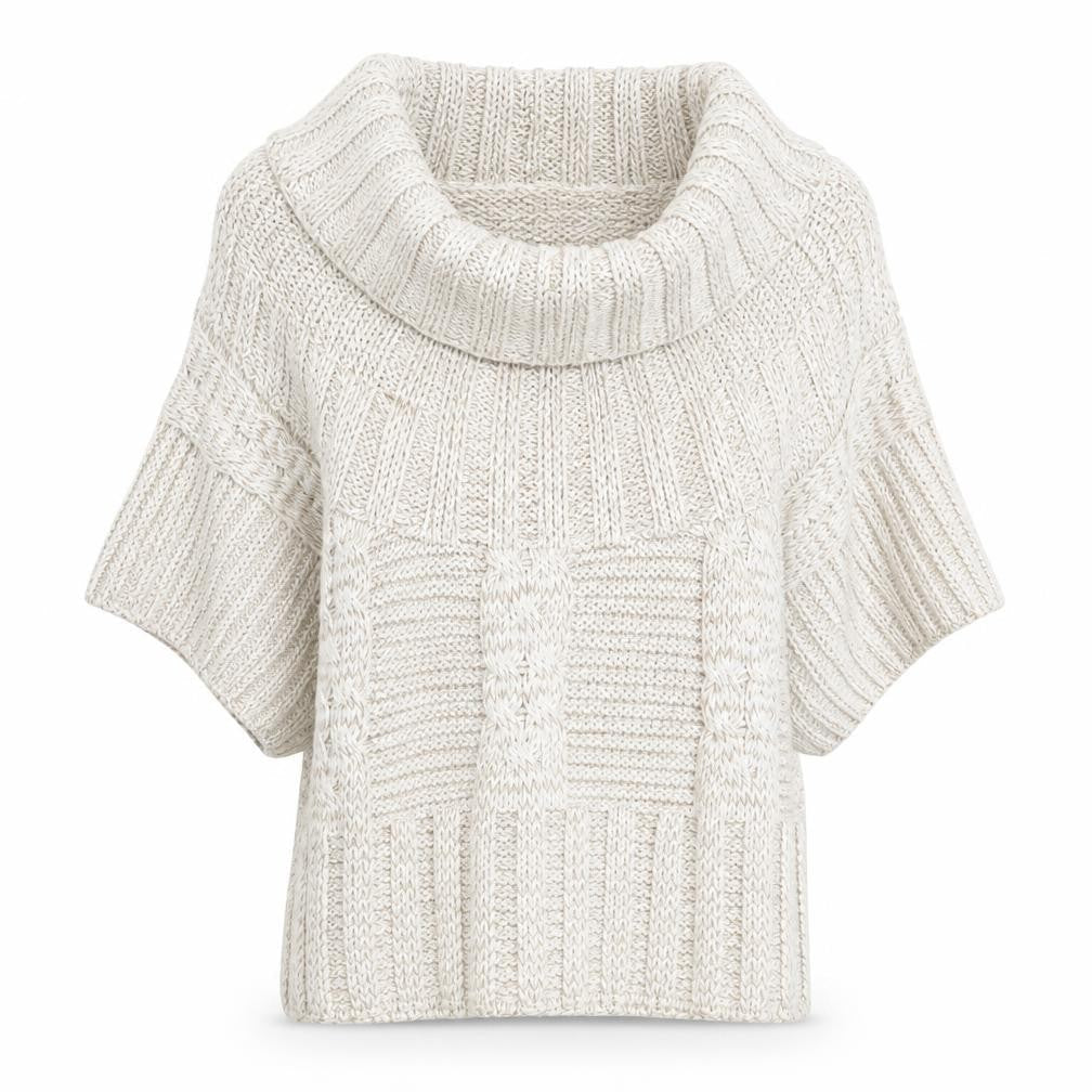 Womens UK Size M Quiz Beige Pullover Jumper