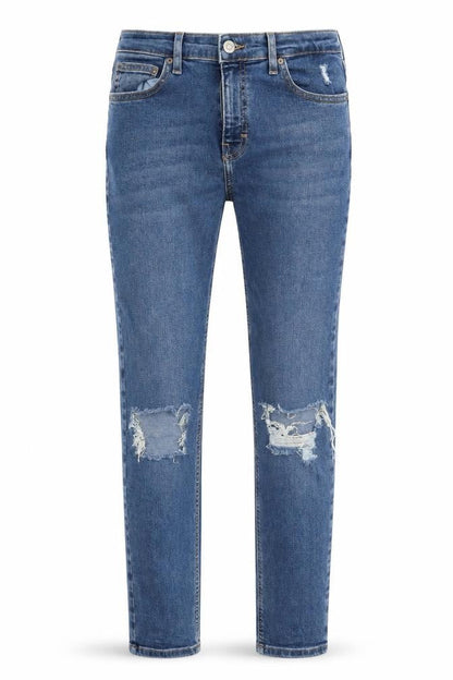 Womens UK Size 30 Topshop Regular Fit Skinny Blue Jeans