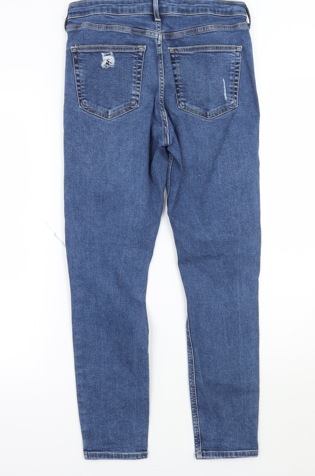 Topshop Womens Blue   Skinny Jeans Size 30 L26.5 in