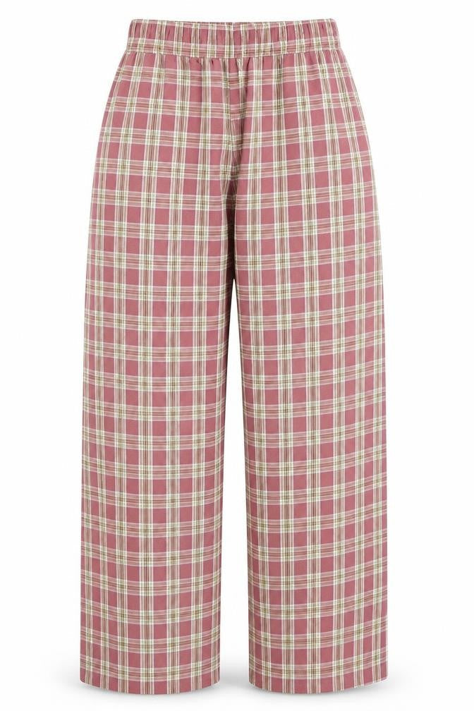 Womens UK Size S SheIn Regular Fit  Red Trousers