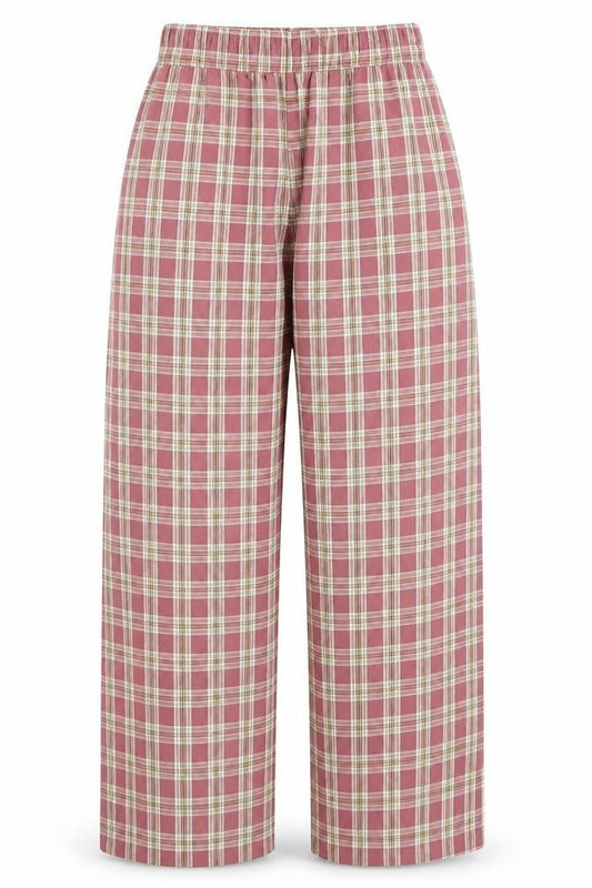 Womens UK Size S SheIn Regular Fit  Red Trousers