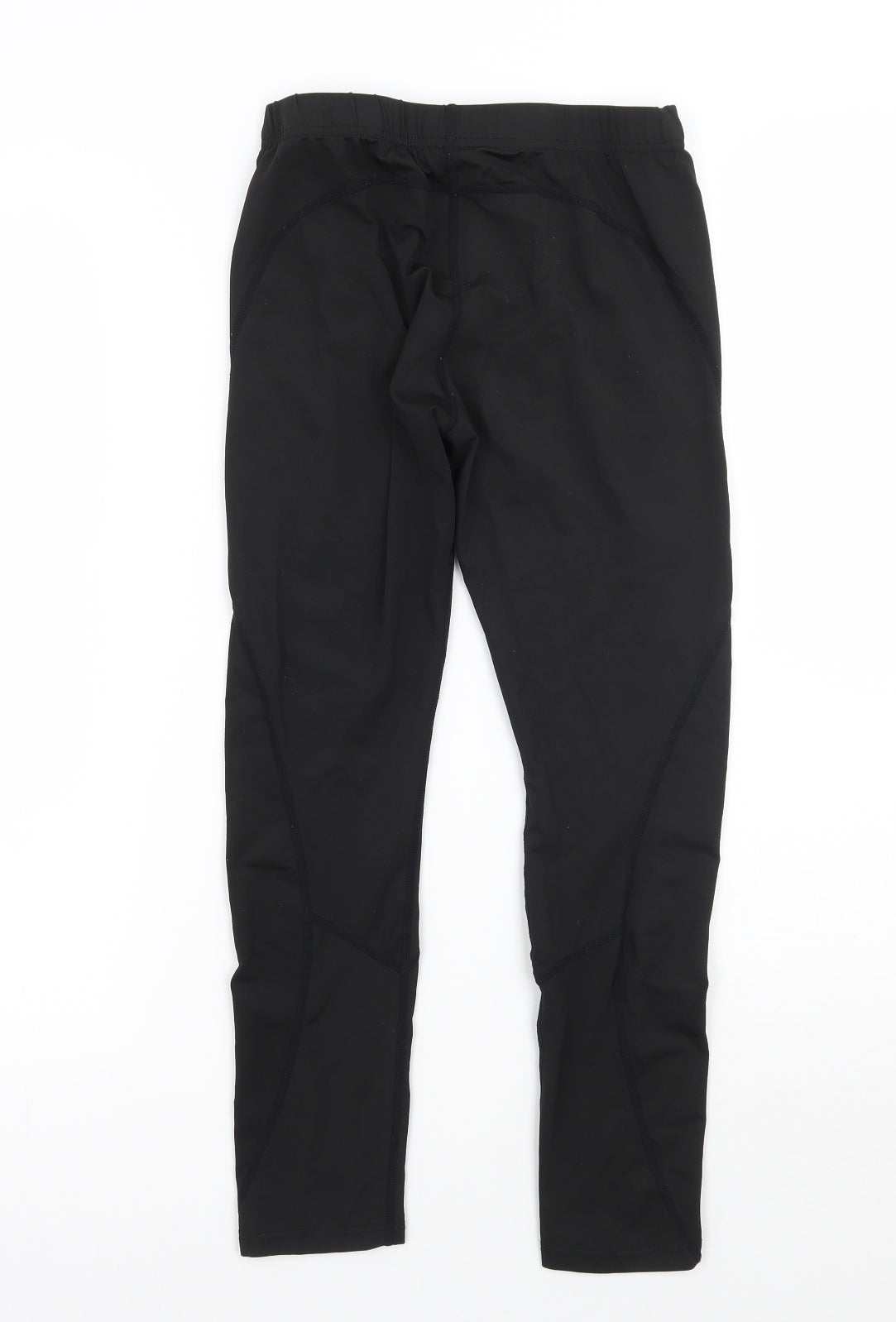 Womens UK Size 28 Preworn  Cropped Black Leggings