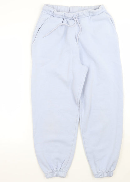 Womens UK Size 10 ASOS Regular Fit Sweatpants Blue Trousers
