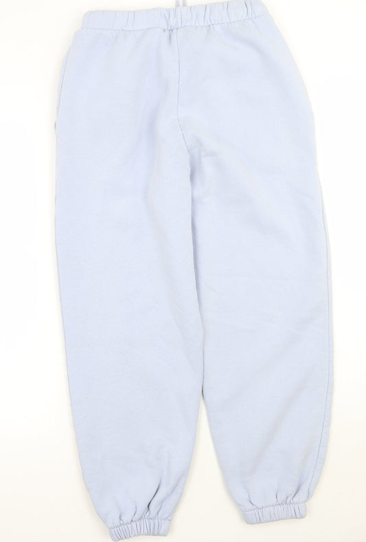Womens UK Size 10 ASOS Regular Fit Sweatpants Blue Trousers