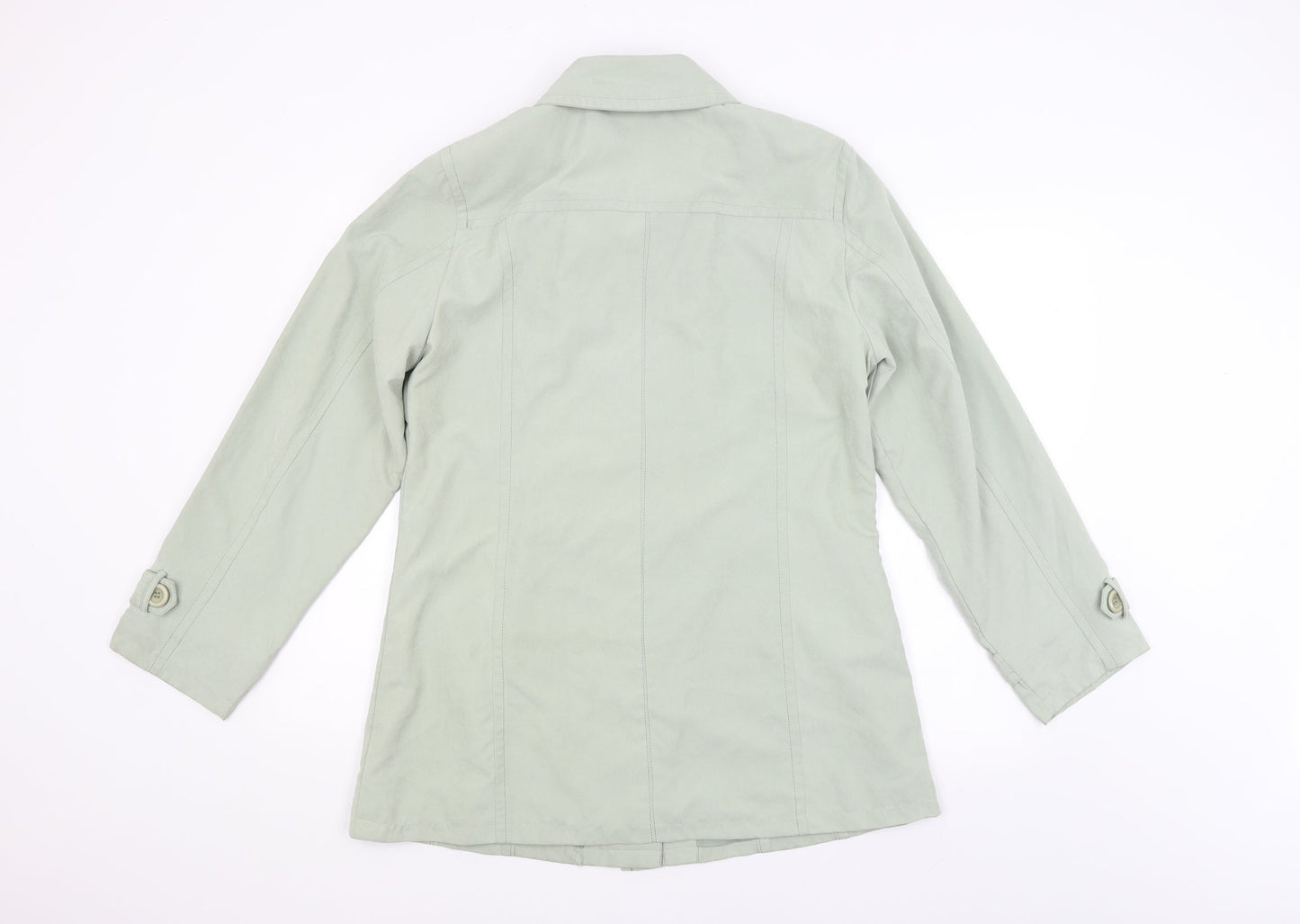 Womens UK Size 14 Katherine Hammond Green Overcoat