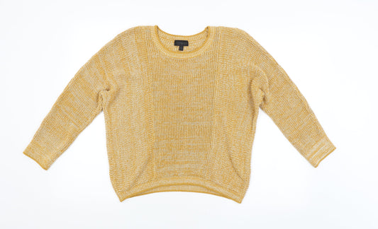 Womens UK Size 8 Topshop Orange Pullover Jumper