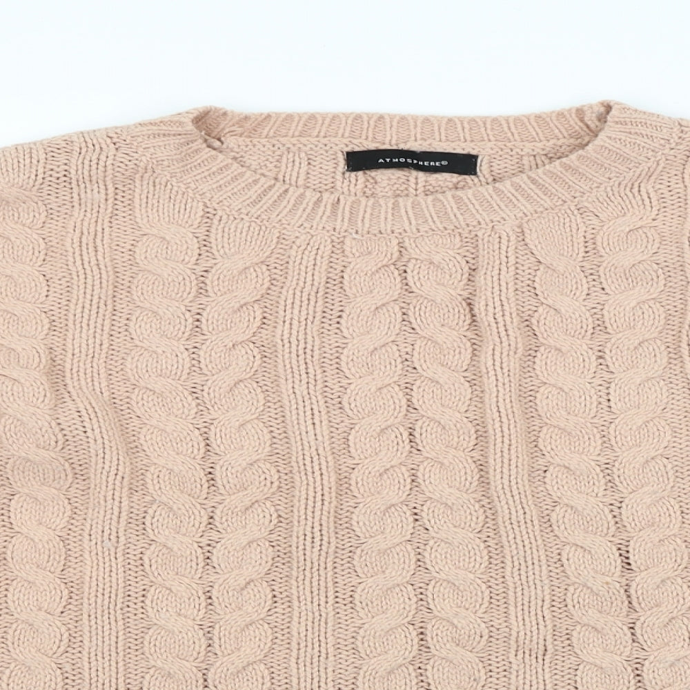 Womens UK Size 10 Atmosphere Pink Pullover Jumper