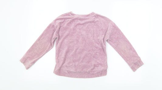 NEXT Girls Purple   Pullover Jumper Size 8 Years