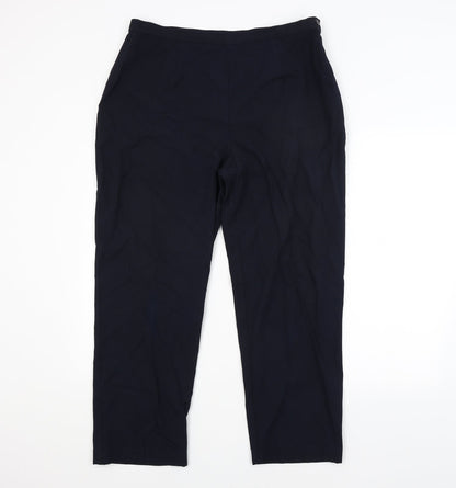 Womens UK Size 18 BHS Regular Fit  Blue Trousers