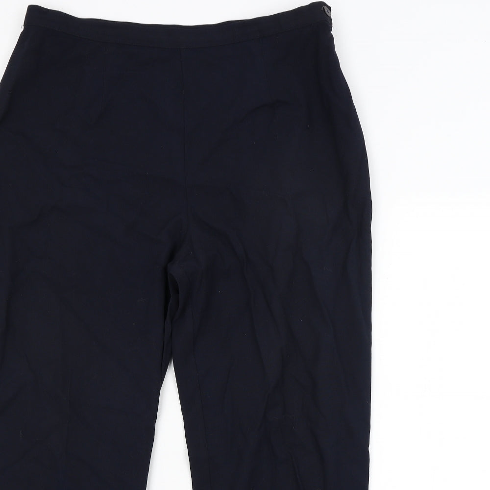 Womens UK Size 18 BHS Regular Fit  Blue Trousers