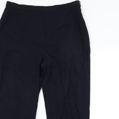 Womens UK Size 18 BHS Regular Fit  Blue Trousers