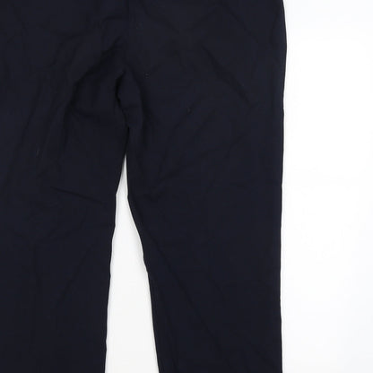 Womens UK Size 18 BHS Regular Fit  Blue Trousers