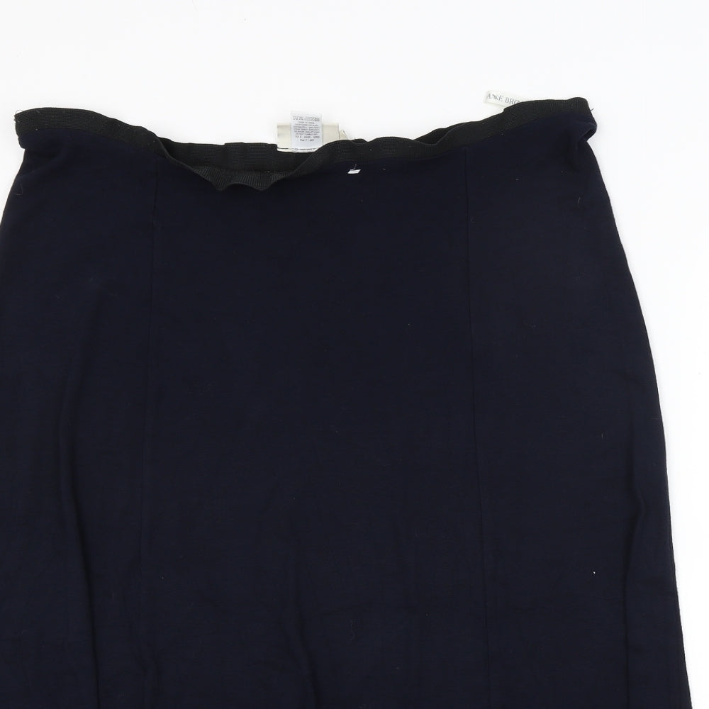 Anne Brooks Womens Blue   Straight & Pencil Skirt Size 16