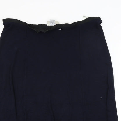 Anne Brooks Womens Blue   Straight & Pencil Skirt Size 16