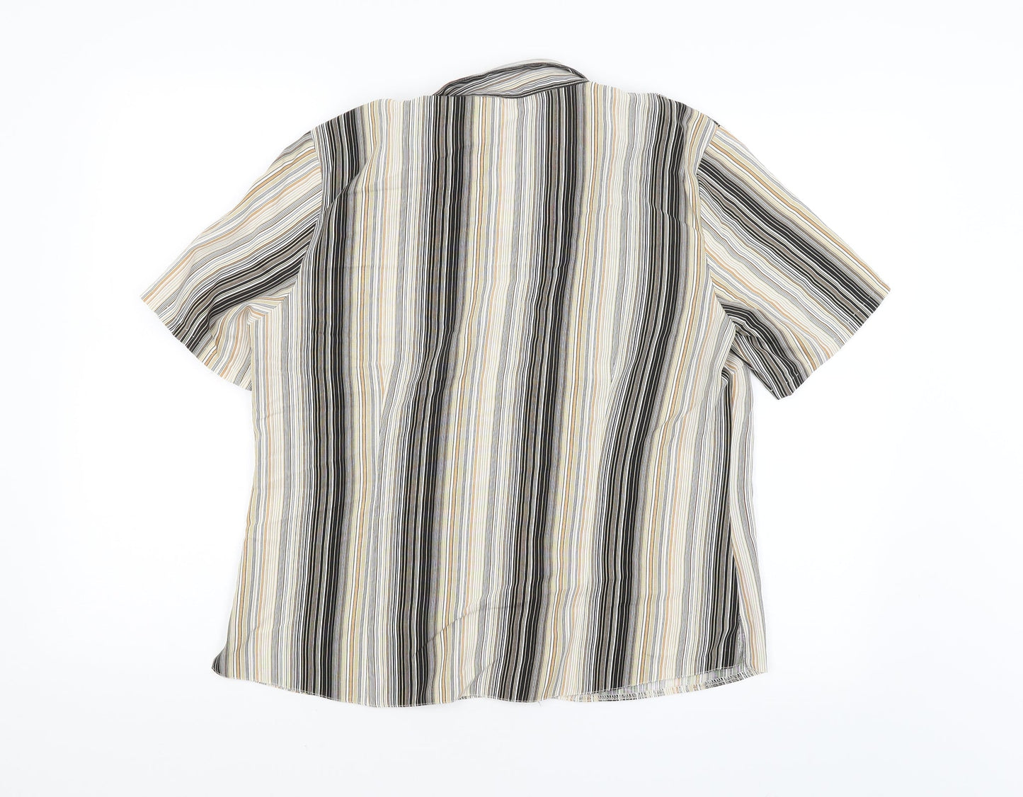 Bonmarché Womens Multicoloured Striped  Basic Button-Up Size 16