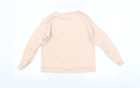 F&F Girls Pink   Pullover Sweatshirt Size 10-11 Years  - Dance All Day