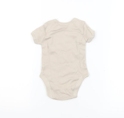 George Baby Beige   Babygrow One-Piece Size 3-6 Months  - Dinosaurs