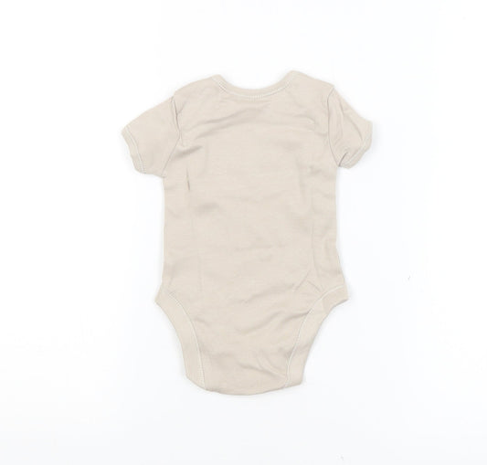 George Baby Beige   Babygrow One-Piece Size 3-6 Months  - Dinosaurs