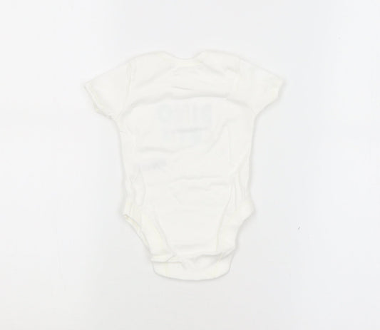 George Baby White   Babygrow One-Piece Size 3-6 Months  - Dino Cutie