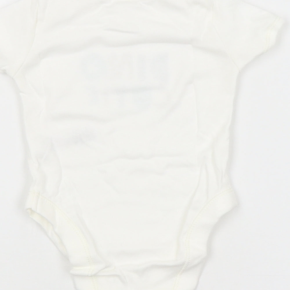 George Baby White   Babygrow One-Piece Size 3-6 Months  - Dino Cutie