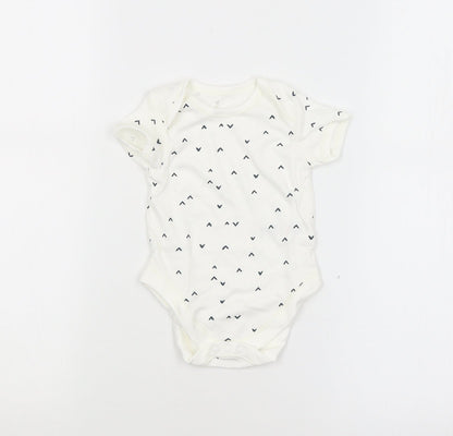 George Baby White   Babygrow One-Piece Size 3-6 Months
