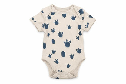 George Baby Beige Animal Print  Babygrow One-Piece Size 3-6 Months  - Dinosaur Print