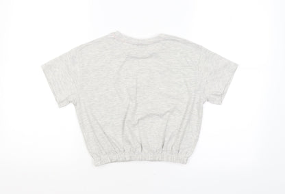 George Girls Grey   Basic Blouse Size 8-9 Years