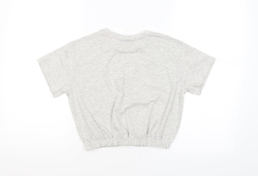 George Girls Grey   Basic Blouse Size 8-9 Years