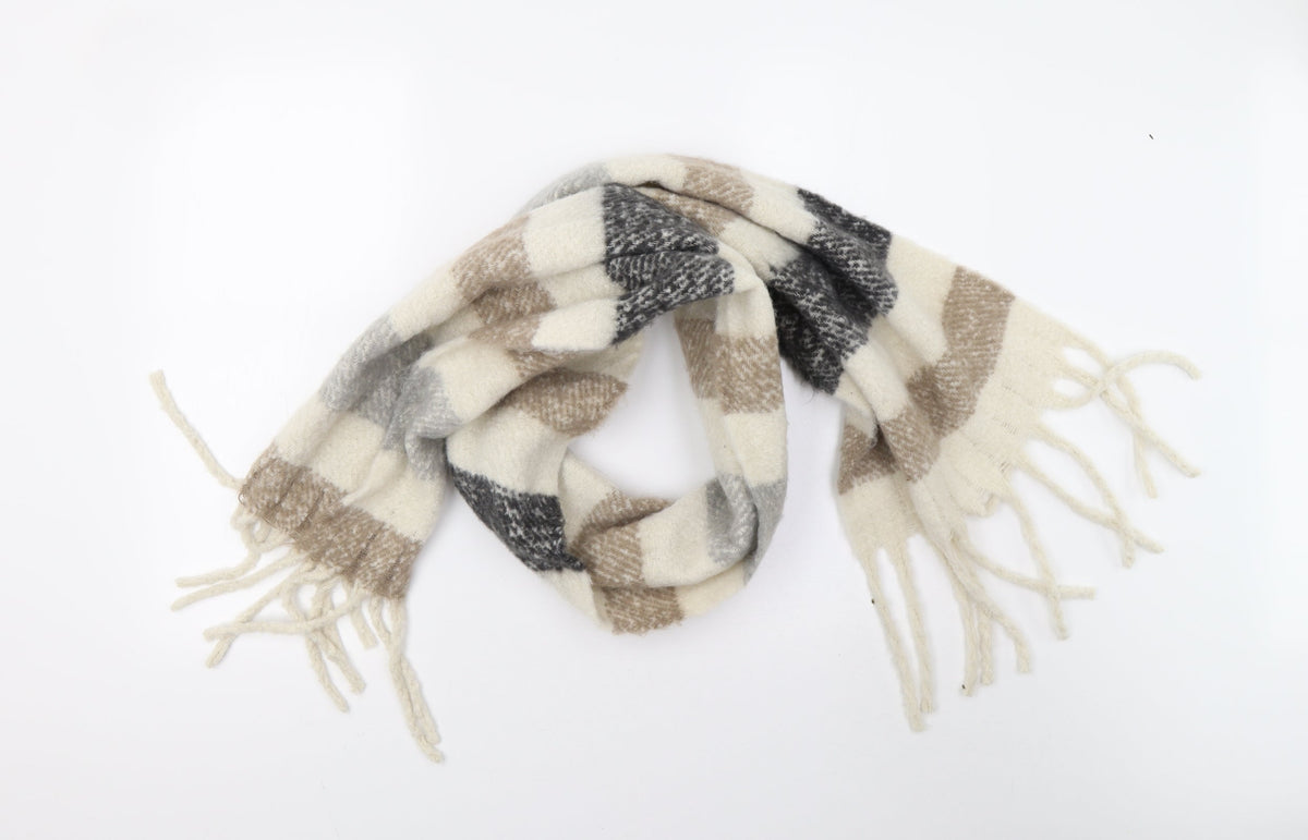 Primark Womens Multicoloured Striped Knit  Scarf