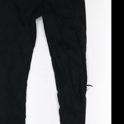 Mango Womens Black  Denim Skinny Jeans Size 10 L25 in
