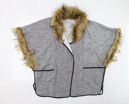 Womens UK Size One Size Preworn Grey Jacket