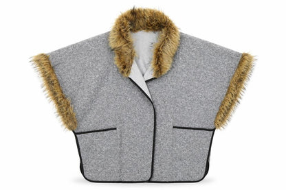 Womens UK Size One Size Preworn Grey Jacket