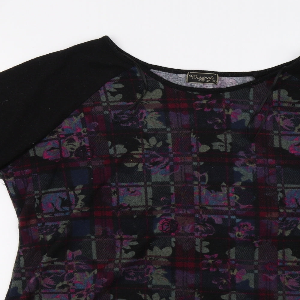 Womens UK Size 20 Originals Multicoloured Pullover Jumper