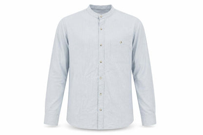 Mens UK Size M River Island Blue  Button-Up Long Sleeve Casual Shirt
